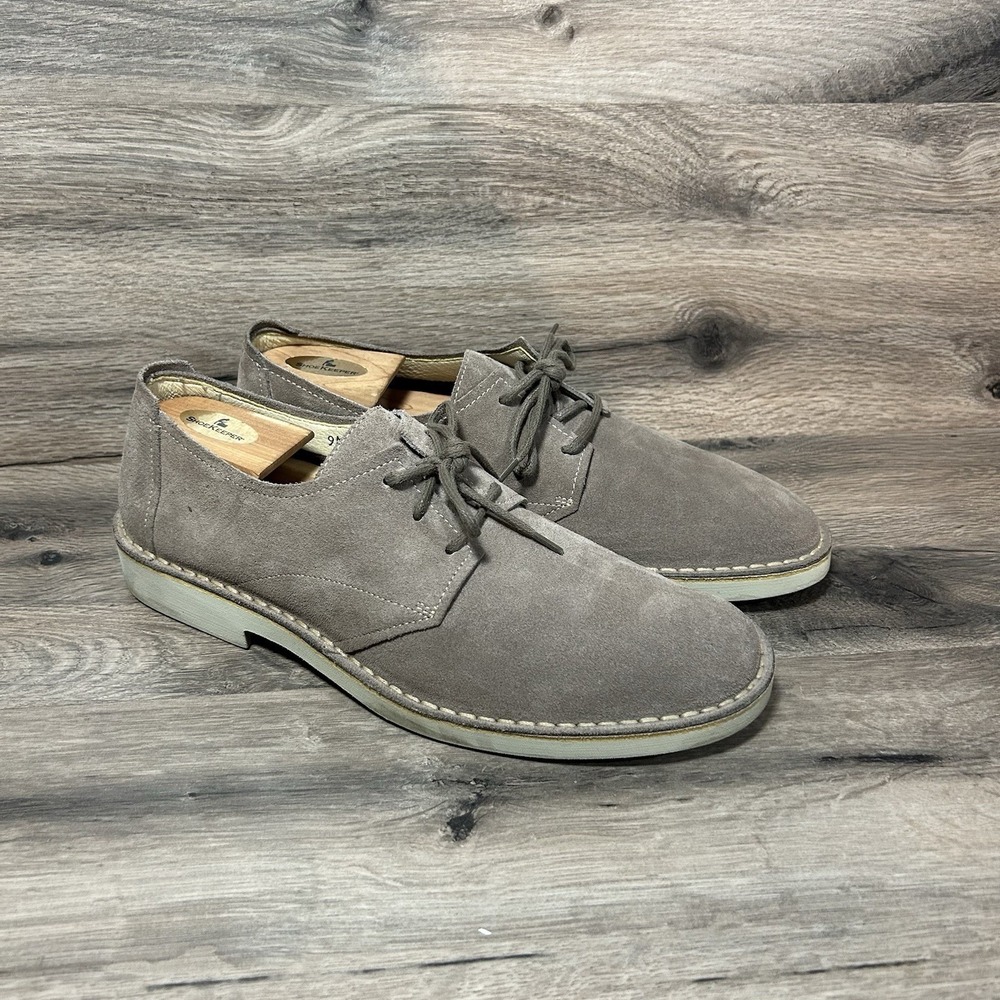 Barney's New York Taupe Beige Dress Shoes Men Size 9 Only Worn Twice